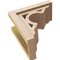 Ekena Millwork 7"W x 14"D x 14"H Classic Sheridan Rough Cedar Woodgrain TimberThane Corbel, Primed Tan CORUR07X14X14SHERCPR - alternate 2